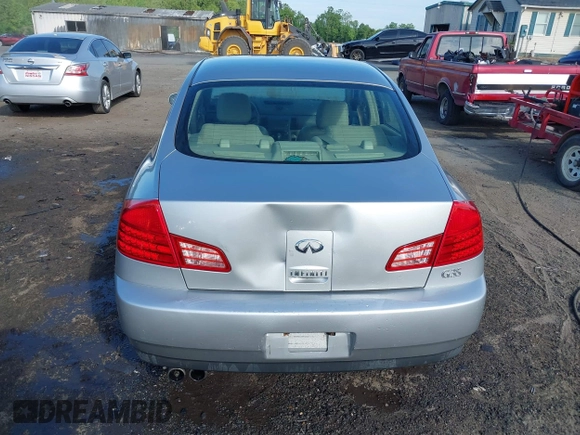 2003 Infiniti G35 w/Leather with VIN JNKCV51EX3M025635, listed as a IAAI auction lot 42162700 with 147,573 mi miles and . Bid and sale history available at DreamBid. Image 16.
