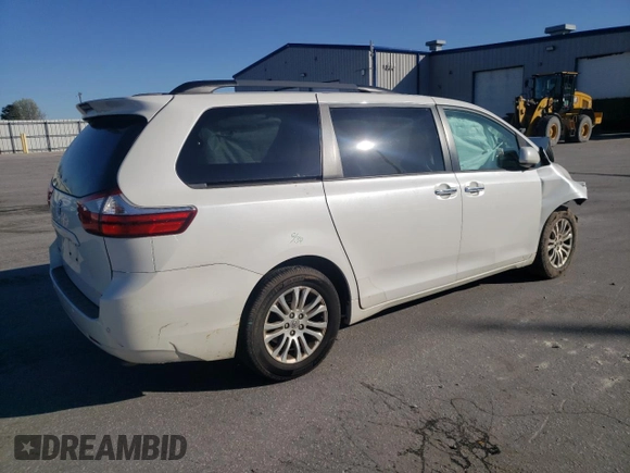 2017 Toyota Sienna XLE Auto Access Seat with VIN 5TDYZ3DC2HS790411, listed as a Copart auction lot 49497325 with 0 mi miles and Salvage Title. Bid and sale history available at carsss.com. Image 3.