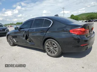 2020 BMW 5 Series 530i z VIN WBAJR3C03LWW80613, wystawiony jako Copart lot #55507195 z przebiegiem 14 312 mil mil oraz Szkoda całkowita • Salvage title. Historia ofert i sprzedaży dostępna na DreamBid. Obrazek 2.
