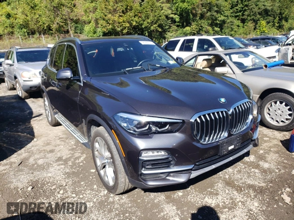 2020 BMW X5 xDrive40i with VIN 5UXCR6C05L9C58078, listed as a Copart auction lot 58996372 with 30,714 mi miles. Bid and sale history available at carsss.com. Image 1.
