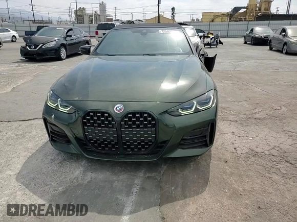 2024 BMW 4 Series M440i with VIN WBA53AT02RCN29473, listed as a Copart auction lot 72592014 with 4,930 mi miles and Salvage Title. Bid and sale history available at carsss.com. Image 10.