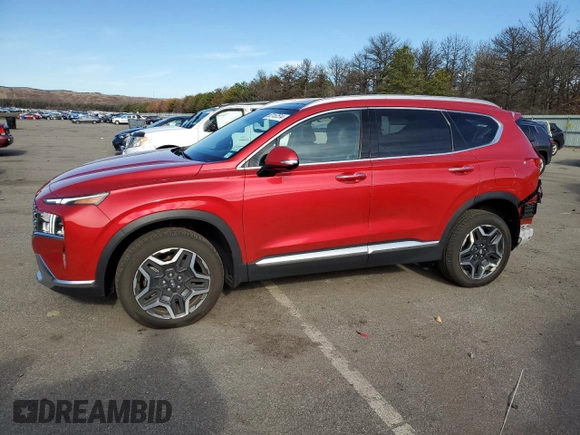 2023 Hyundai Santa Fe Hybrid SEL Premium with VIN 5NMS3DA1XPH007384, listed as a Copart auction lot 82157514 with 20,149 mi miles and Salvage Title. Bid and sale history available at carsss.com. Image 1.