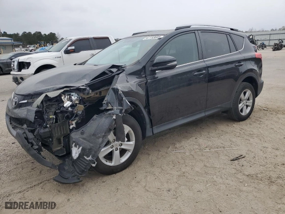 2013 Toyota RAV4 XLE with VIN 2T3WFREV8DW017759, listed as a Copart auction lot 47733605 with 109,658 mi miles and Salvage Title. Bid and sale history available at carsss.com. Image 1.