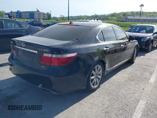 2009 Lexus LS 460 with VIN JTHCL46F495003778, listed as a IAAI auction lot 42111546 with Not Provided miles and . Bid and sale history available at DreamBid. Image 4.