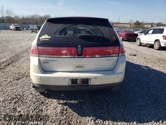 2007 Lincoln MKX with VIN 2LMDU68C47BJ05107, listed as a Copart auction lot 86333744 with 216,405 mi miles and Salvage Title. Bid and sale history available at carsss.com. Image 6.