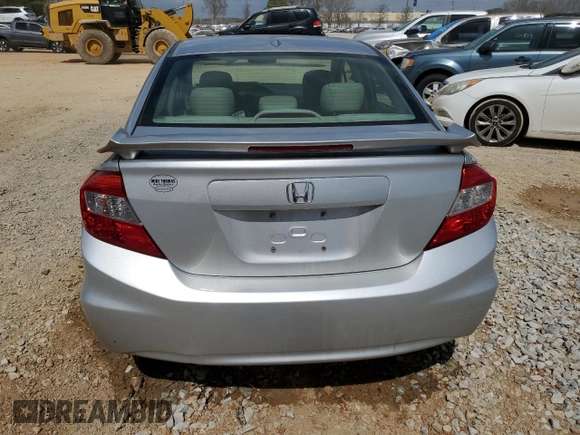 2012 Honda Civic EX-L with VIN 19XFB2F97CE038214, listed as a Copart auction lot 49440275 with 150,062 mi miles and Salvage Title. Bid and sale history available at DreamBid. Image 6.