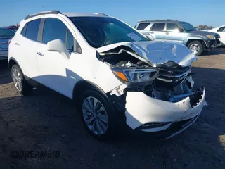 2020 Buick Encore Preferred with VIN KL4CJASB4LB093333, listed as a IAAI auction lot 40707055 with 61,442 mi miles. Bid and sale history available at carsss.com. Image 1.