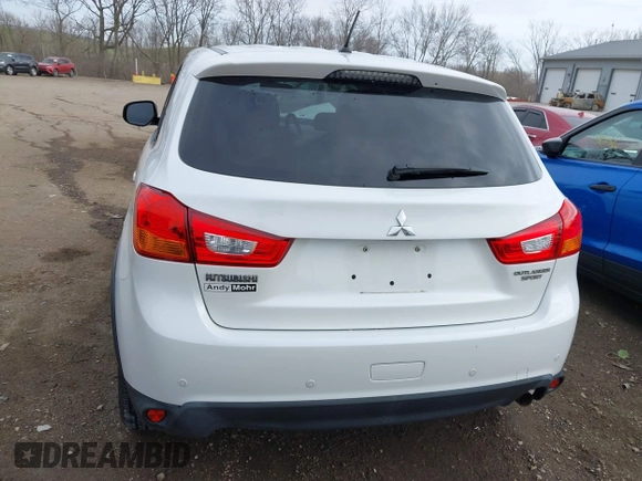 2016 Mitsubishi Outlander Sport 2.0 ES with VIN JA4AP3AU0GZ025757, listed as a IAAI auction lot 41834847 with 89,541 mi miles. Bid and sale history available at carsss.com. Image 16.