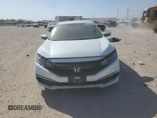 2019 Honda Civic LX with VIN 19XFC2F66KE032115, listed as a Copart auction lot 49278695 with 75,445 mi miles and Salvage Title. Bid and sale history available at DreamBid. Image 5.