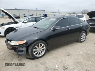 2007 Acura TSX with VIN JH4CL96867C015499, listed as a Copart auction lot 45552355 with 201,481 mi miles and Salvage title. Bid and sale history available at DreamBid. Image 1.