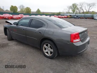 2010 Dodge Charger SXT with VIN 2B3CA3CV7AH165769, listed as a IAAI auction lot 42038135 with 200,886 mi miles. Bid and sale history available at carsss.com. Image 3.