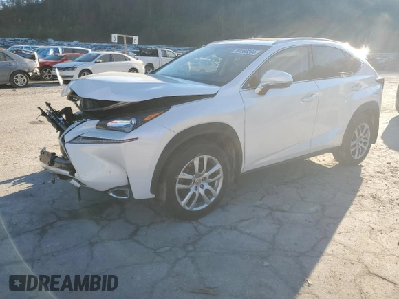 2015 Lexus NX 200t with VIN JTJBARBZXF2018747, listed as a Copart auction lot 80386264 with 86,721 mi miles and Salvage Title. Bid and sale history available at DreamBid. Image 1.