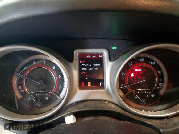 2012 Dodge Journey SXT with VIN 3C4PDDBG3CT168548, listed as a Copart auction lot 64881345 with 105,112 mi miles and Clean title. Bid and sale history available at DreamBid. Image 9.