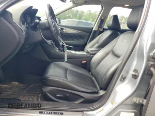 2014 Infiniti Q50 Sport with VIN JN1BV7AP0EM674540, listed as a Copart auction lot 56385455 with 130,362 mi miles and Salvage title. Bid and sale history available at DreamBid. Image 7.