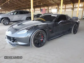 2017 Chevrolet Corvette Grand Sport 2LT z VIN 1G1YX2D76H5115808, wystawiony jako Copart lot #57915575 z przebiegiem 24 597 mil mil oraz Szkoda całkowita • Salvage title. Historia ofert i sprzedaży dostępna na DreamBid. Obrazek 1.