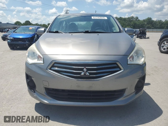 2017 Mitsubishi Mirage ES with VIN ML32F3FJ0HHF06424, listed as a Copart auction lot 61743935 with 120,854 mi miles and Salvage title. Bid and sale history available at DreamBid. Image 5.