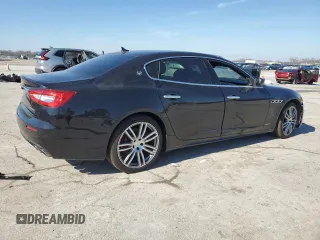 2018 Maserati Quattroporte S GranLusso z VIN ZAM56YPL6J1274054, wystawiony jako Copart lot #43738025 z przebiegiem 33 640 mil mil oraz Szkody całkowita. Historia ofert i sprzedaży dostępna na DreamBid. Obrazek 3.