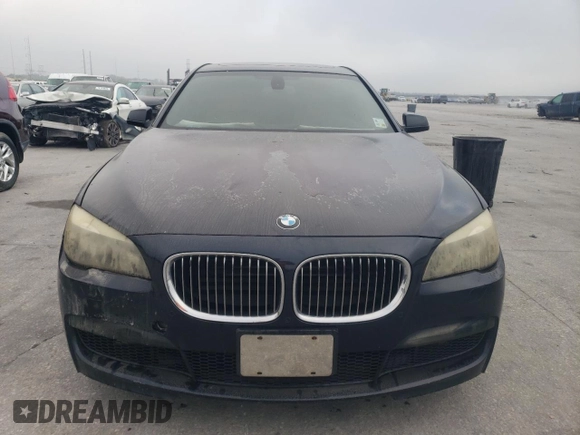 2011 BMW 7 Series 750i with VIN WBAKA8C5XBCY37073, listed as a Copart auction lot 76238914 with 129,493 mi miles and Clean title. Bid and sale history available at DreamBid. Image 5.