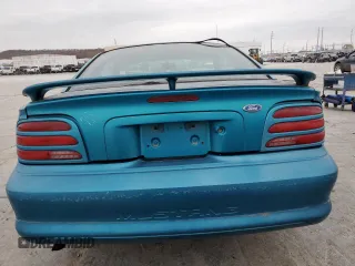 1994 Ford Mustang with VIN 1FALP404XRF140382, listed as a Copart auction lot 82917284 with 89,673 mi miles and Salvage Title. Bid and sale history available at carsss.com. Image 6.