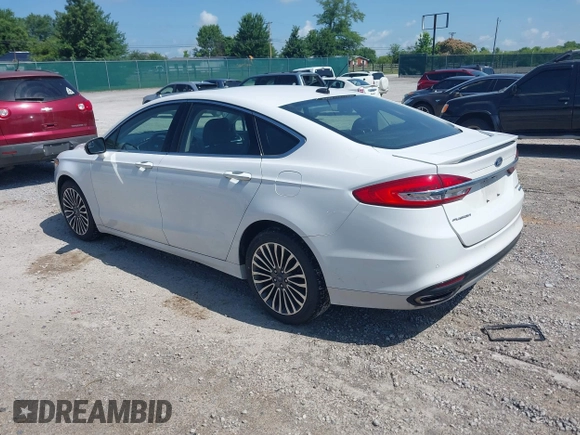 2018 Ford Fusion Titanium with VIN 3FA6P0D98JR134230, listed as a IAAI auction lot 42567084 with 107,459 mi miles and . Bid and sale history available at DreamBid. Image 3.