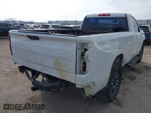 2021 Chevrolet Silverado 1500 Work Truck with VIN 3GCNWAEF4MG336162, listed as a IAAI auction lot 41577693 with 66,144 mi miles. Bid and sale history available at carsss.com. Image 4.