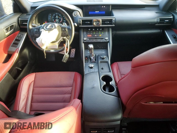2020 Lexus IS 350 F Sport with VIN JTHGZ1E20L5017908, listed as a Copart auction lot 51281365 with 67,816 mi miles and Salvage title. Bid and sale history available at DreamBid. Image 8.