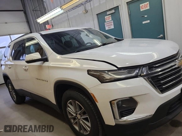 2022 Chevrolet Traverse LT Cloth with VIN 1GNERGKW8NJ187096, listed as a IAAI auction lot 42284067 with 112,792 mi miles and . Bid and sale history available at DreamBid. Image 1.