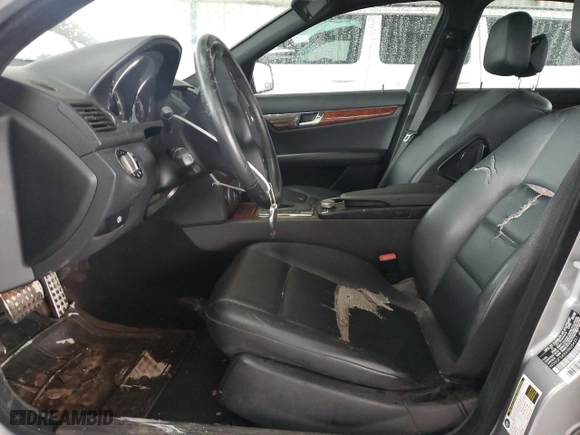 2009 Mercedes-Benz C-Class 3.0L Sport with VIN WDDGF54X09R054351, listed as a Copart auction lot 42707135 with 194,287 mi miles and Salvage Title. Bid and sale history available at carsss.com. Image 7.