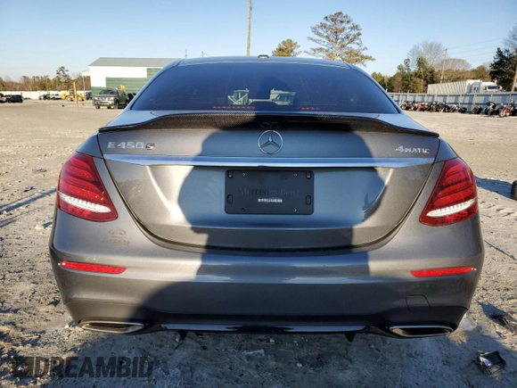 2019 Mercedes-Benz E 450 with VIN WDDZF6JB8KA554401, listed as a Copart auction lot 87548445 with 72,366 mi miles and Salvage Title. Bid and sale history available at DreamBid. Image 6.
