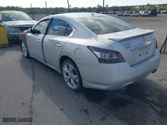 2012 Nissan Maxima 3.5 S with VIN 1N4AA5AP9CC843634, listed as a IAAI auction lot 42031123 with 1 mi miles. Bid and sale history available at carsss.com. Image 3.