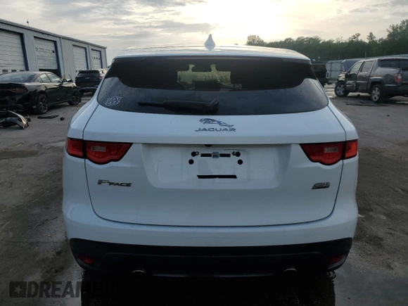 2018 Jaguar F-Pace 25t Premium with VIN SADCJ2FX3JA276263, listed as a Copart auction lot 53951035 with 70,385 mi miles and Salvage Title. Bid and sale history available at DreamBid. Image 6.