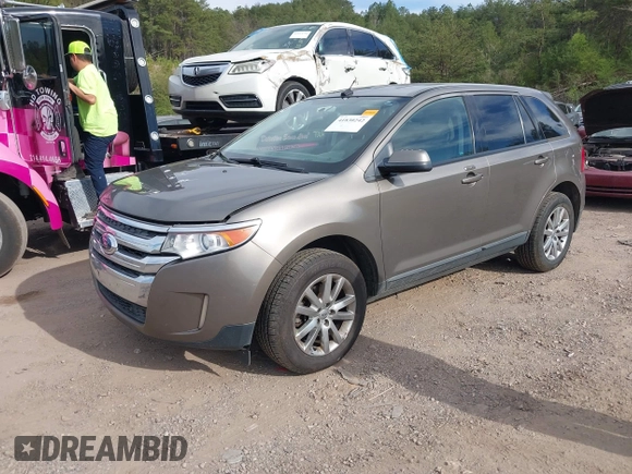 2013 Ford Edge SEL with VIN 2FMDK3JC6DBB50104, listed as a IAAI auction lot 41830242 with 189,186 mi miles. Bid and sale history available at carsss.com. Image 2.
