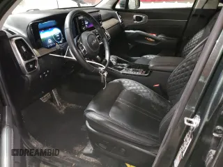 2023 Kia Sorento X-Line SX Prestige with VIN 5XYRKDLF8PG224341, listed as a Copart auction lot 44988145 with 16,400 mi miles and Salvage Title. Bid and sale history available at DreamBid. Image 7.