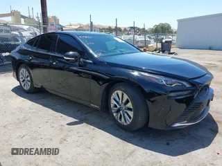 2023 Toyota Mirai XLE with VIN JTDAAAAA9PA007659, listed as a IAAI auction lot 42452626 with 27,383 mi miles and . Bid and sale history available at DreamBid. Image 1.