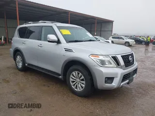 2017 Nissan Armada SV with VIN JN8AY2NC0H9503714, listed as a IAAI auction lot 41456303 with 152,880 mi miles. Bid and sale history available at carsss.com. Image 1.