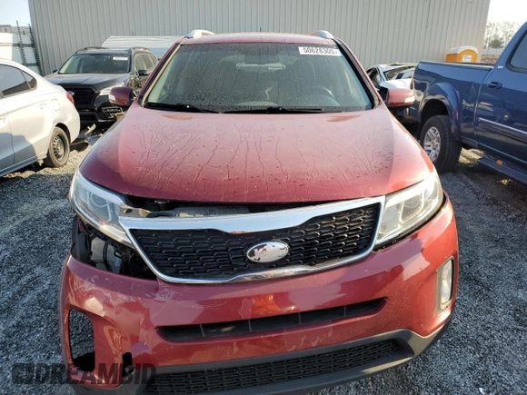 2014 Kia Sorento LX with VIN 5XYKT4A61EG436318, listed as a Copart auction lot 50628305 with 169,726 mi miles and Salvage Title. Bid and sale history available at carsss.com. Image 5.