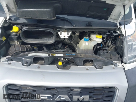 2019 Ram ProMaster Cargo with VIN 3C6TRVCG7KE520397, listed as a IAAI auction lot 41599505 with 125,287 mi miles and . Bid and sale history available at DreamBid. Image 10.