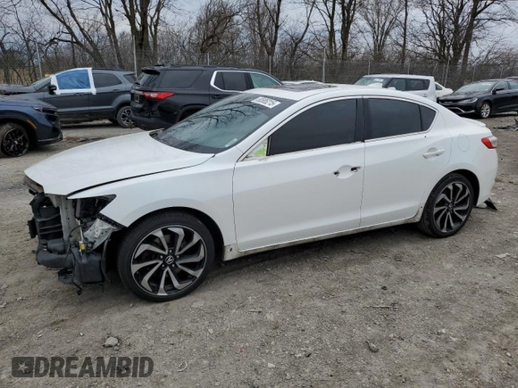 2016 Acura ILX w/Premium/A-SPEC Pkg with VIN 19UDE2F89GA015808, listed as a Copart auction lot 50585215 with 108,226 mi miles and Salvage Title. Bid and sale history available at carsss.com. Image 1.