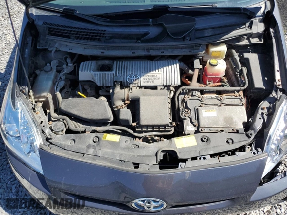 2011 Toyota Prius I with VIN JTDKN3DU3B0278581, listed as a Copart auction lot 54881605 with 309,046 mi miles and Salvage Title. Bid and sale history available at carsss.com. Image 11.