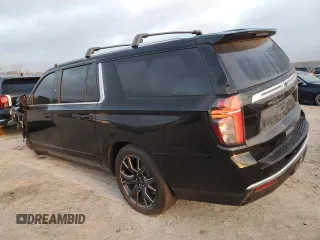 2023 Chevrolet Suburban LT with VIN 1GNSCCKD1PR555635, listed as a Copart auction lot 43834915 with 32,982 mi miles and Salvage Title. Bid and sale history available at DreamBid. Image 2.