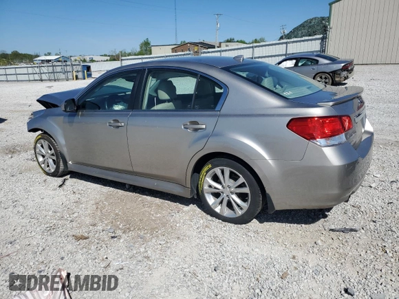2014 Subaru Legacy Limited with VIN 4S3BMCM69E3030150, listed as a Copart auction lot 53956175 with 117,441 mi miles and Salvage title. Bid and sale history available at DreamBid. Image 2.