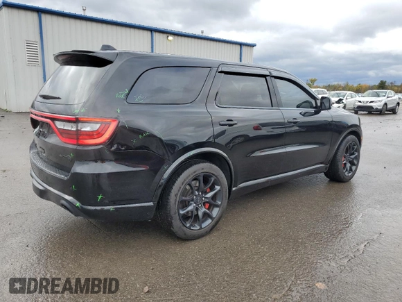 2023 Dodge Durango SRT Hellcat Premium with VIN 1C4SDJH9XPC634284, listed as a Copart auction lot 76056814 with 4,618 mi miles and Salvage Title. Bid and sale history available at DreamBid. Image 3.