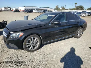 2018 Mercedes-Benz C 300 with VIN 55SWF4JBXJU255515, listed as a Copart auction lot 83793224 with 65,542 mi miles and Salvage title. Bid and sale history available at DreamBid. Image 1.