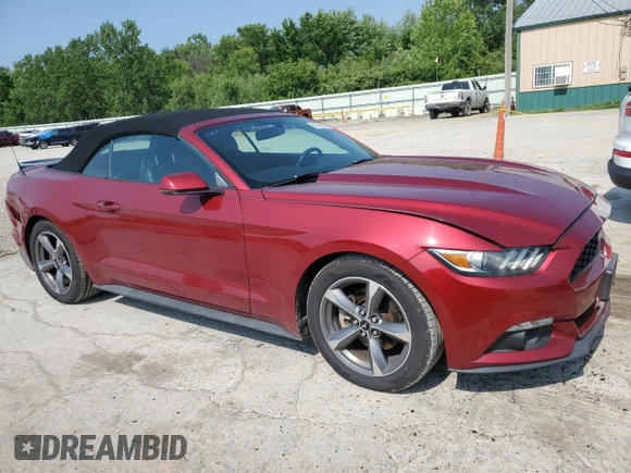 2015 Ford Mustang EcoBoost Premium with VIN 1FATP8UH2F5365272, listed as a Copart auction lot 60438825 with 77,675 mi miles and Salvage title. Bid and sale history available at DreamBid. Image 4.