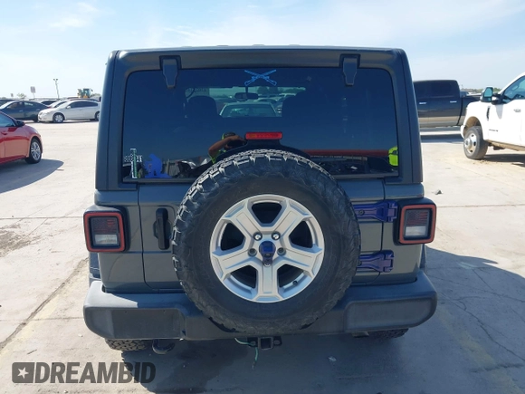 2020 Jeep Wrangler Unlimited Sport S z VIN 1C4HJXDN3LW337617, wystawiony jako IAAI lot #42022340 z przebiegiem 48 201 mil mil oraz . Historia ofert i sprzedaży dostępna na DreamBid. Obrazek 17.