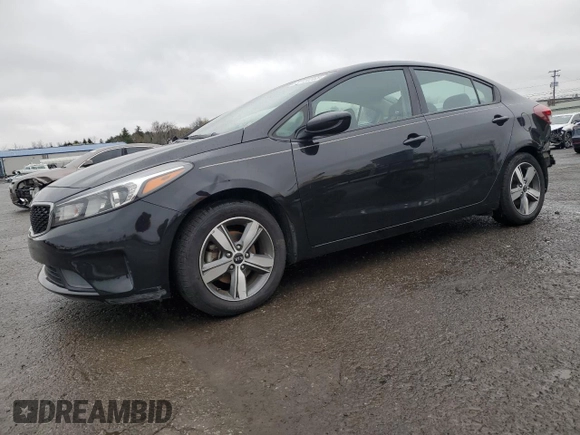 2018 Kia Forte LX with VIN 3KPFL4A7XJE198146, listed as a Copart auction lot 52150565 with 42,594 mi miles and Salvage Title. Bid and sale history available at carsss.com. Image 1.