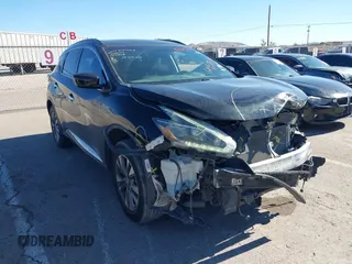 2018 Nissan Murano S with VIN 5N1AZ2MG2JN123389, listed as a IAAI auction lot 40861573 with 87,542 mi miles and . Bid and sale history available at DreamBid. Image 1.