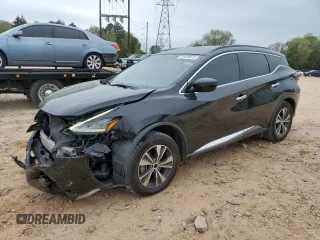 2020 Nissan Murano SV z VIN 5N1AZ2BJXLN122282, wystawiony jako Copart lot #51659875 z przebiegiem 112 566 mil mil oraz Szkoda całkowita • Salvage title. Historia ofert i sprzedaży dostępna na DreamBid. Obrazek 1.