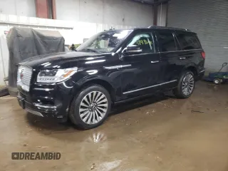 2019 Lincoln Navigator Reserve with VIN 5LMJJ2LT5KEL17211, listed as a Copart auction lot 47668475 with 102,903 mi miles and Salvage title. Bid and sale history available at DreamBid. Image 1.