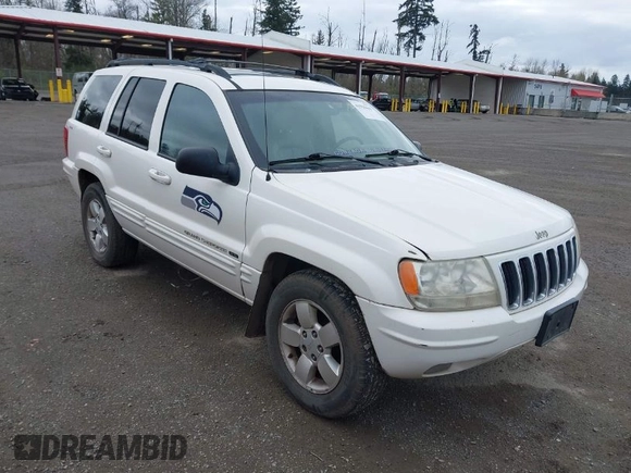 2001 Jeep Grand Cherokee Limited with VIN 1J4GW58N01C587109, listed as a IAAI auction lot 41929445 with 247,066 mi miles. Bid and sale history available at carsss.com. Image 1.